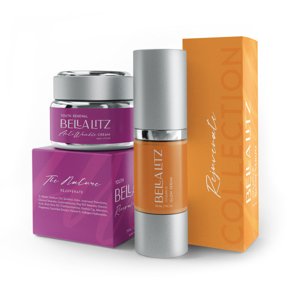 Anti-Wrinkle Cream & Vitamin C Glow Serum Bundle